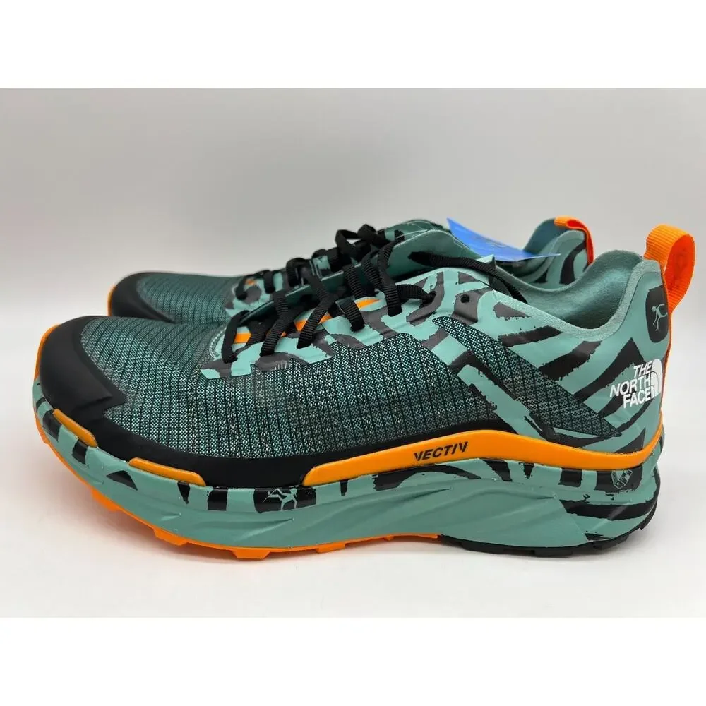 The North Face Men's VECTIV Enduris II x Elvira Trail Shoes Wasabi Orange Sz 7.5